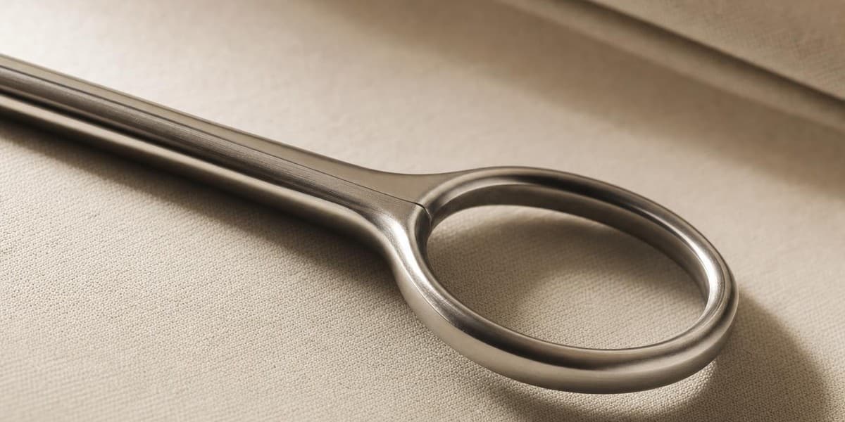 A still life of precision instruments on warm linen.